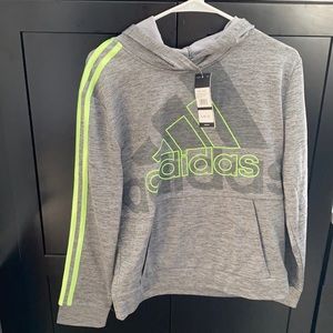 Boys Adidas hoodie, size large (14/16), never worn, BNWT!